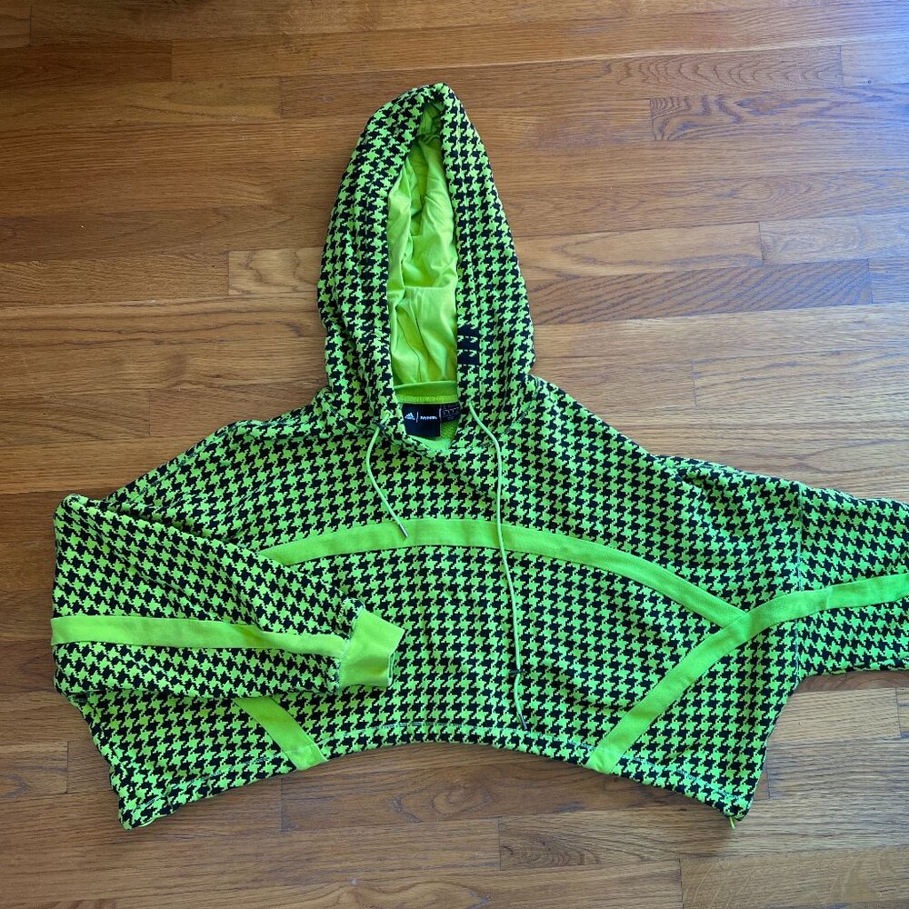 Adidas x Ivy Park Neon Crop Hoodie